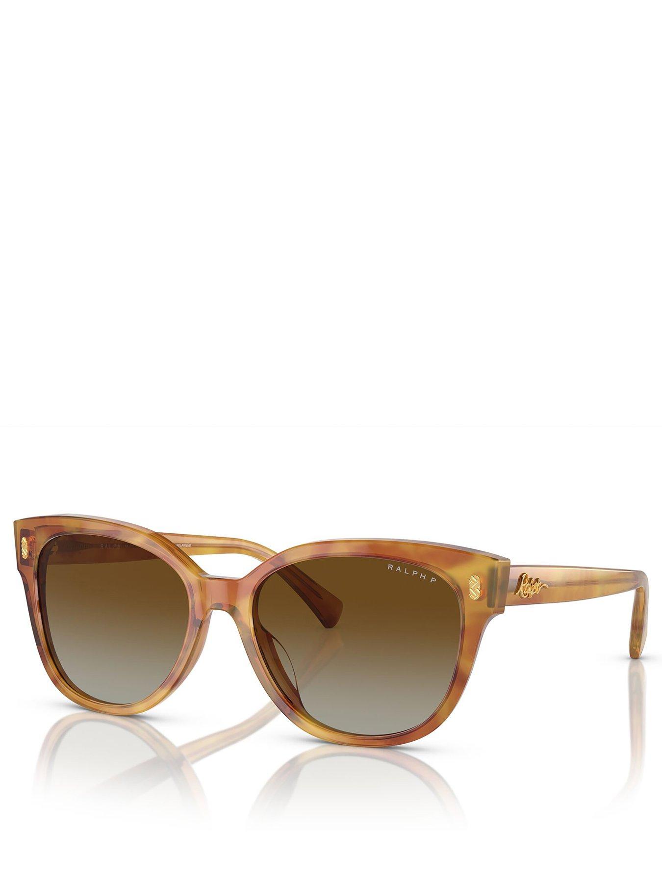 undefined Cat Eye Sunglasses - Orange Havana