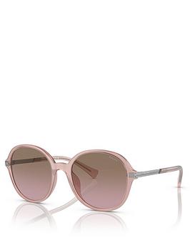 Ralph Lauren Ralph Rounded Sunglasses - Shiny Milky Light Rose