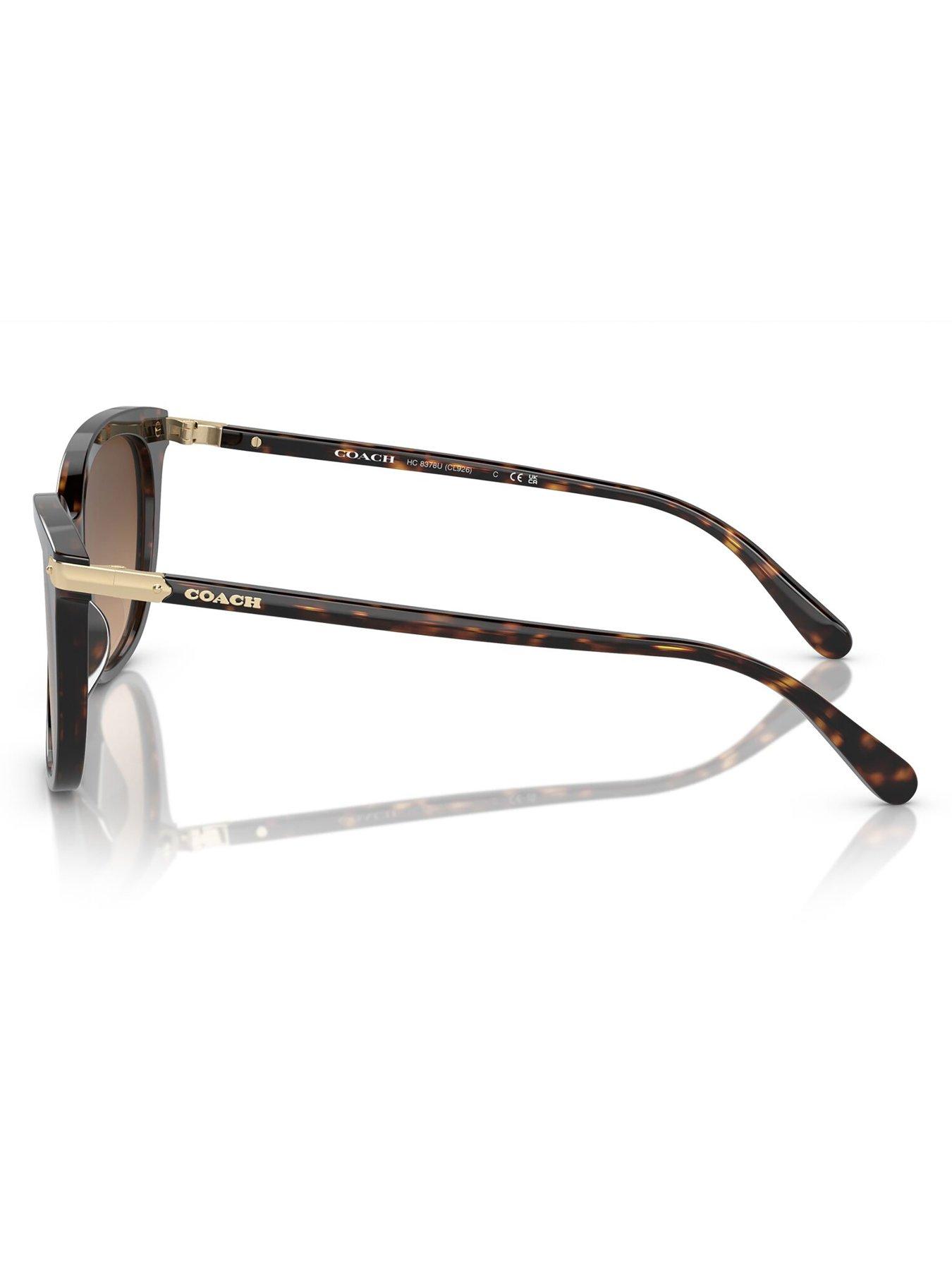 Image 2 of 3 of COACH Oversized Sunglasses - Dark Tortoise