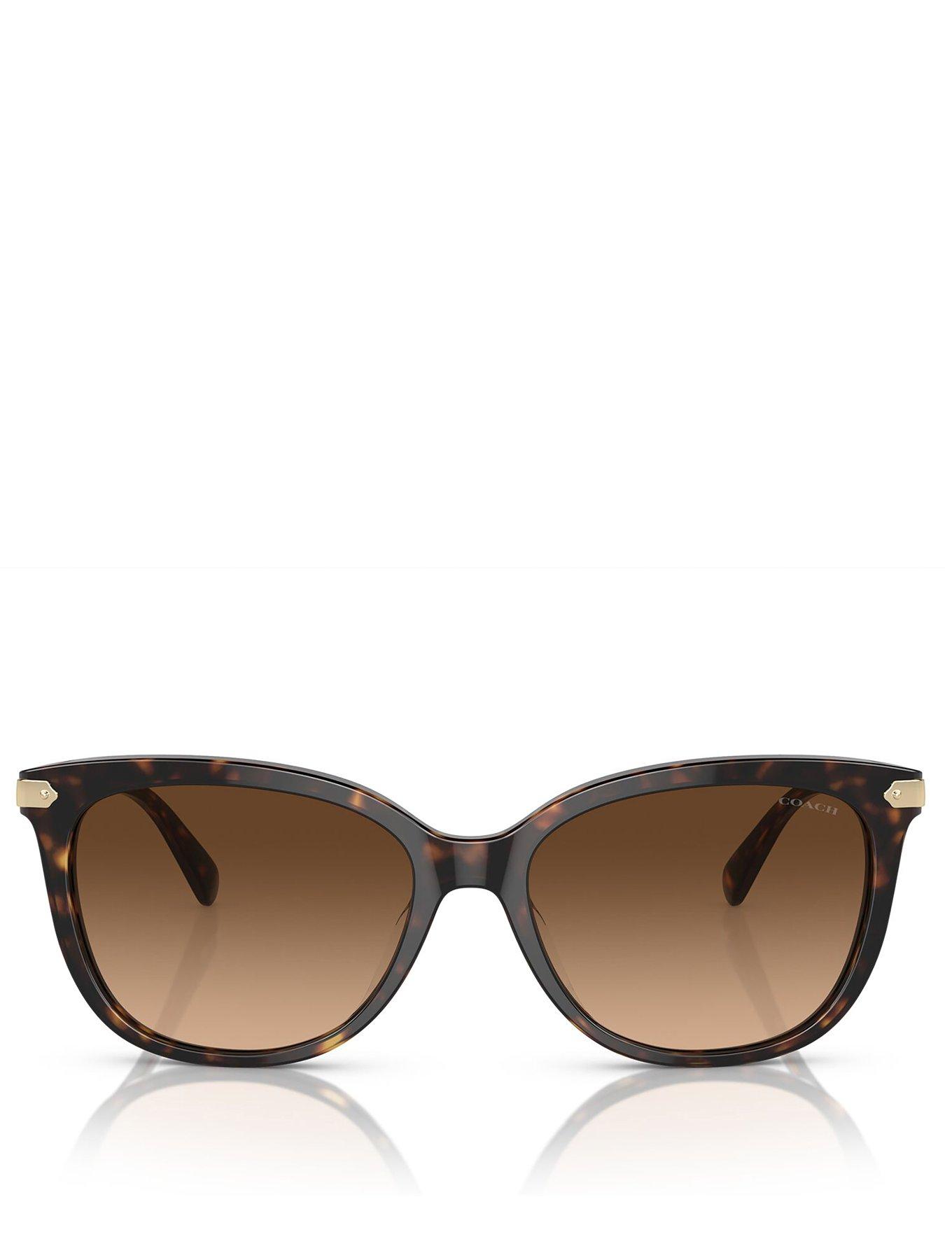 Image 3 of 3 of COACH Oversized Sunglasses - Dark Tortoise