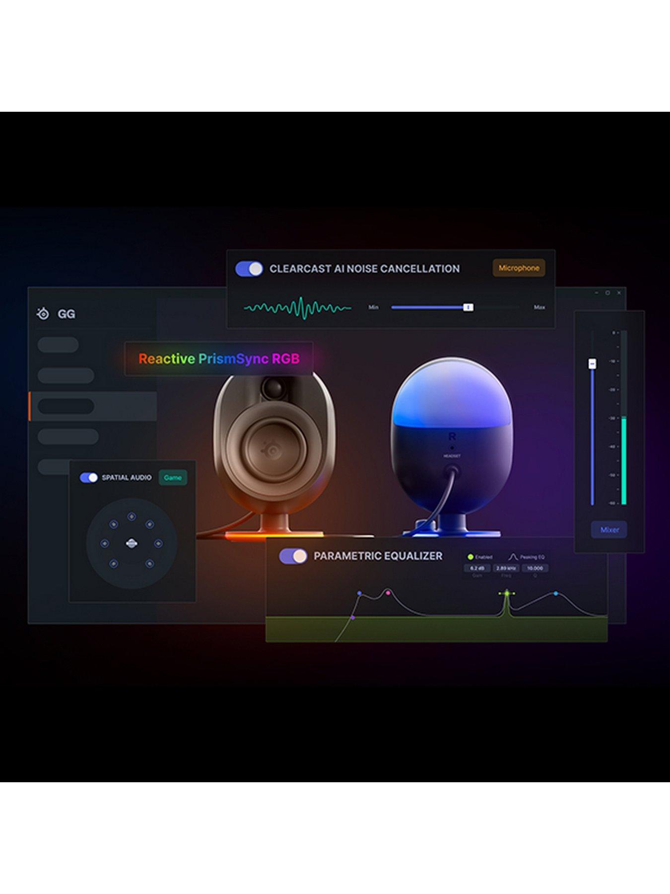 Image 5 of 8 of SteelSeries Arena 7 Illuminated 2.1 Gaming Speakers