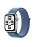  image of apple-watch-se-gps-2023-40mm-silver-aluminium-case-with-winter-blue-sport-loop