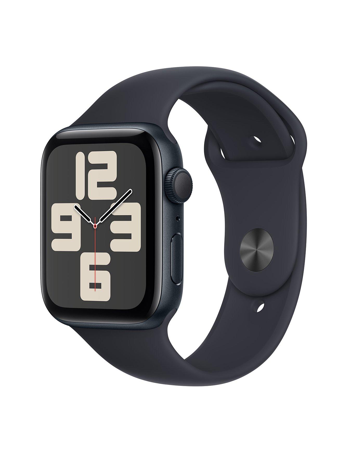 Apple Watch SE (GPS, 2023) 40mm Midnight Aluminium Case with Midnight Sport  Band