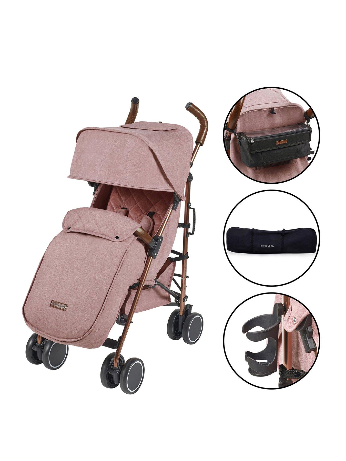 Image 1 of 7 of Ickle Bubba Discovery Prime Stroller - Dusty Pink