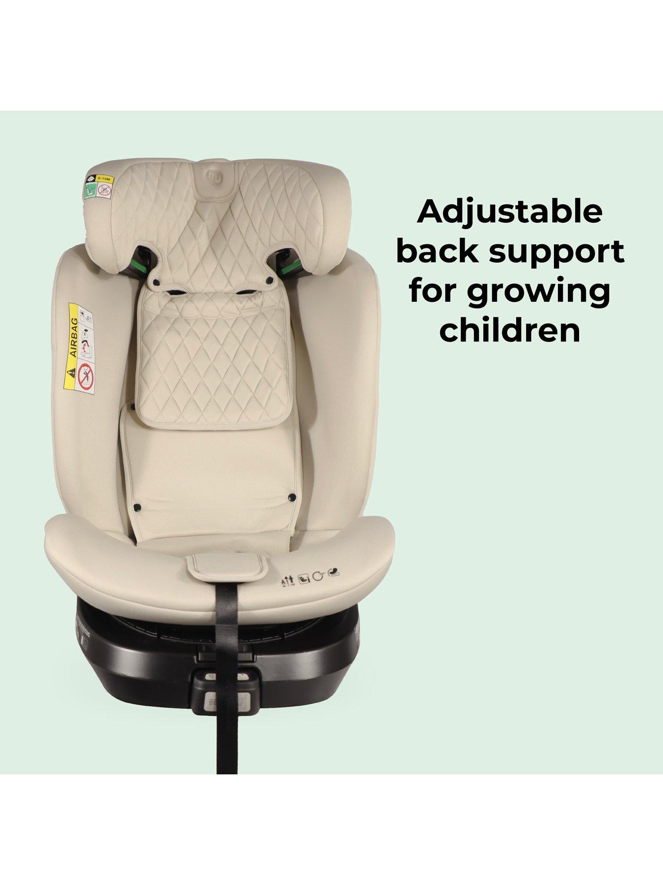 My Babiie Group 0+/1/2/3 Spin iSize Stone Car Seat Very.co.uk