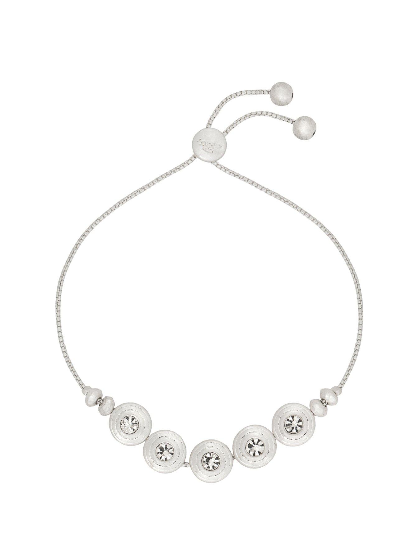 Product photograph of Bibi Bijoux Silver Harmony Friendship Bracelet from very.co.uk