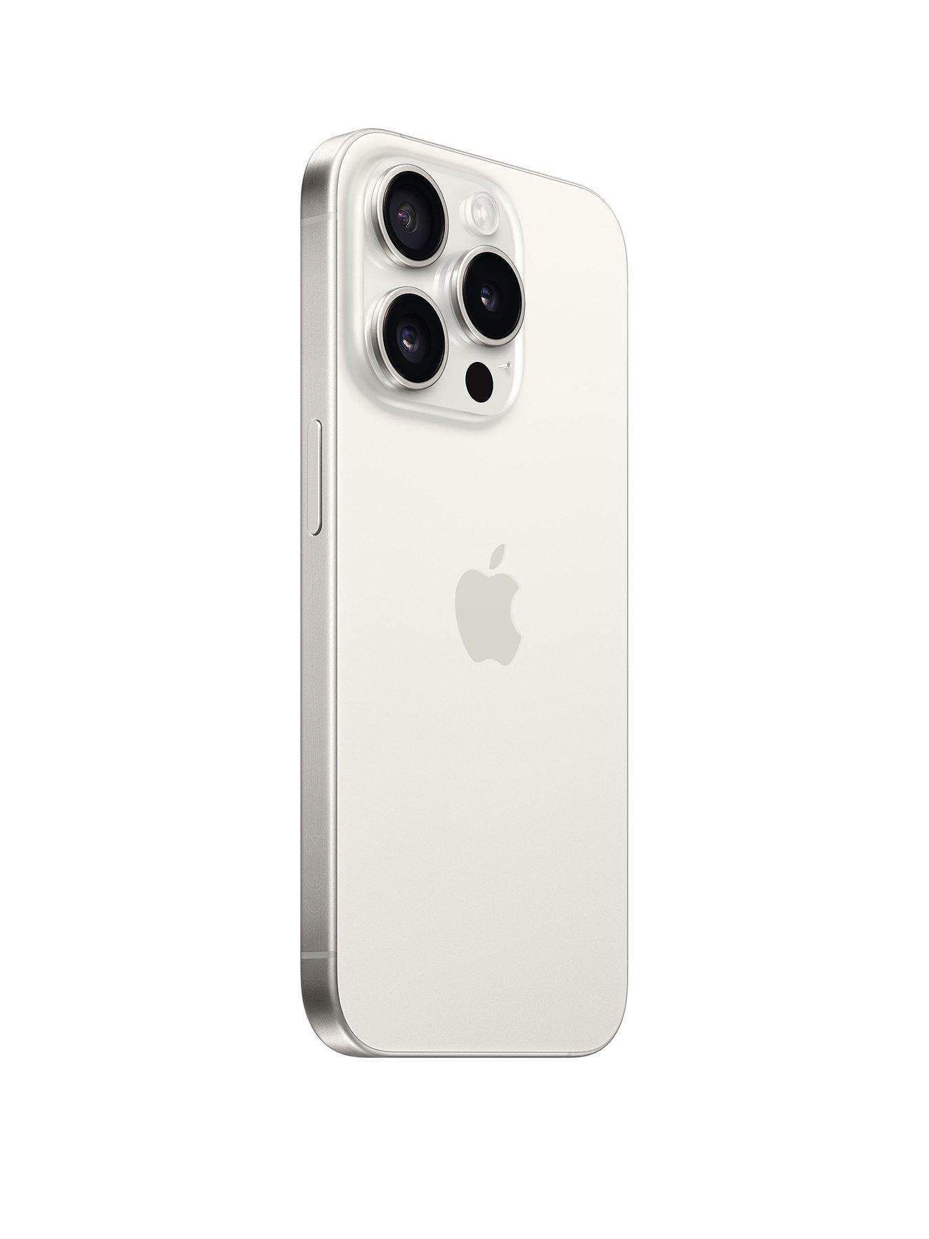 Apple iPhone 15 Pro, 256Gb - White Titanium | Very.co.uk 