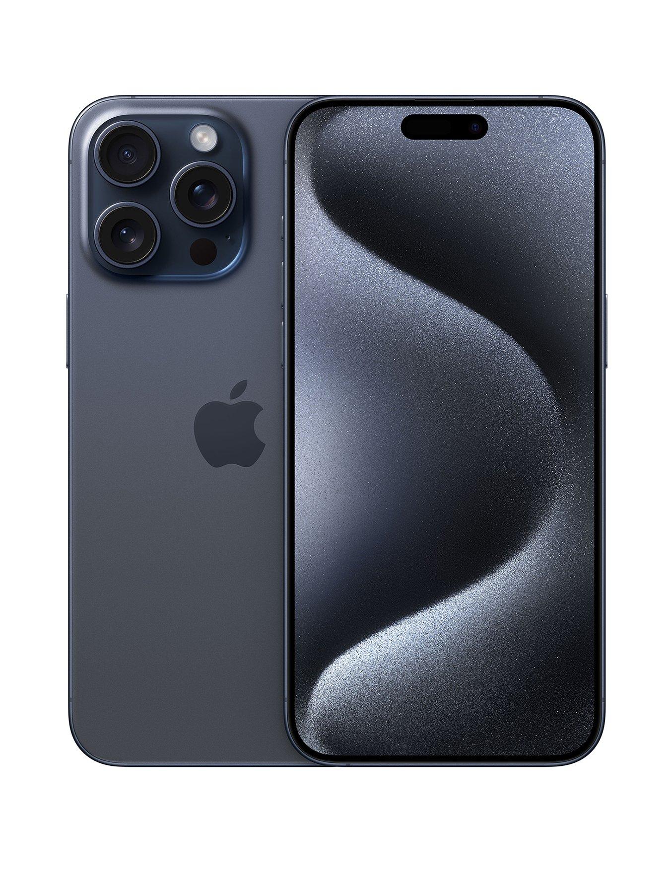 Apple iPhone 15 Pro, 1TB - Blue Titanium | Very.co.uk 