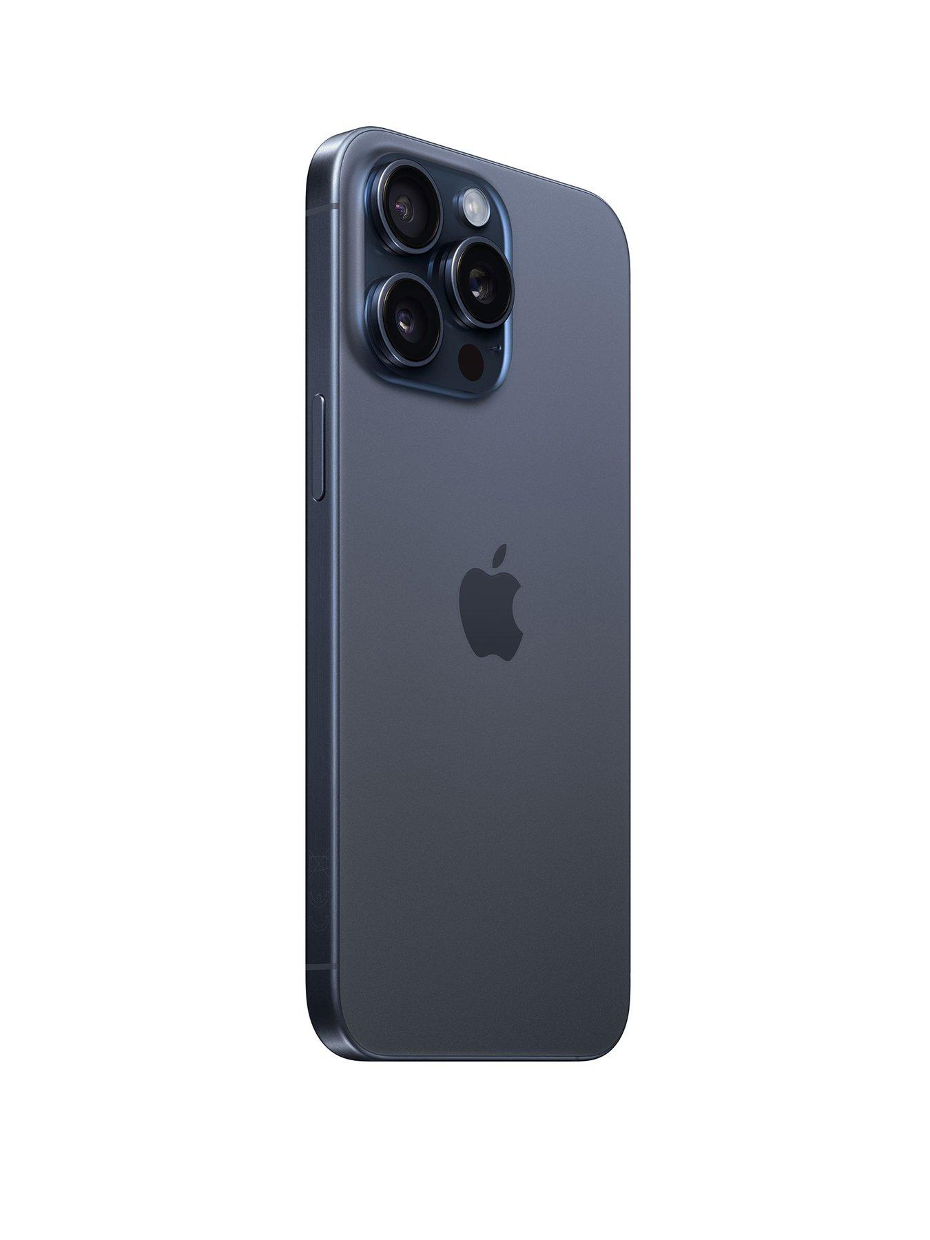 Apple iPhone 15 Pro Max, 256Gb - Blue Titanium | very.co.uk