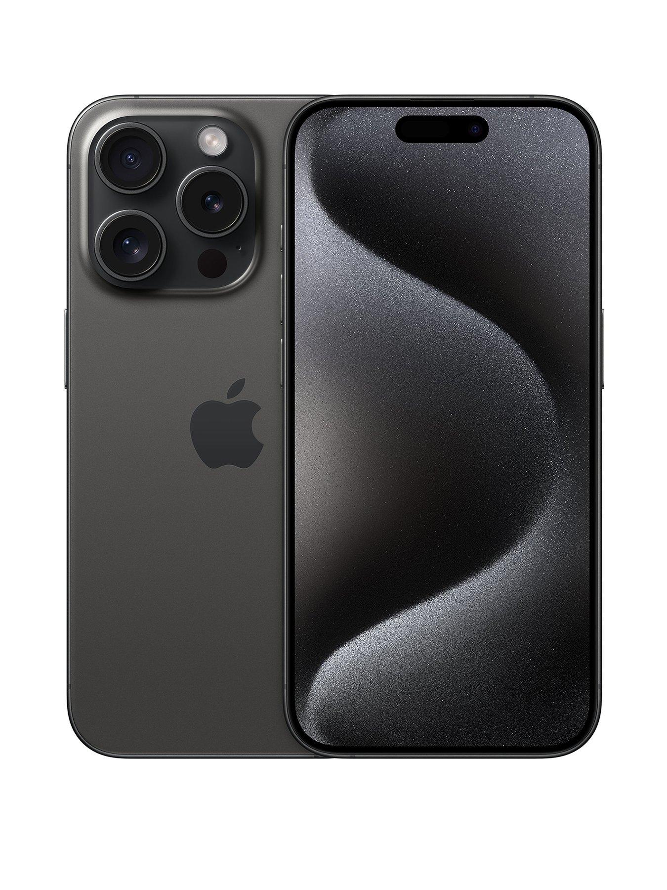 Apple iPhone 15 Pro, 128Gb - Black Titanium | Very.co.uk 