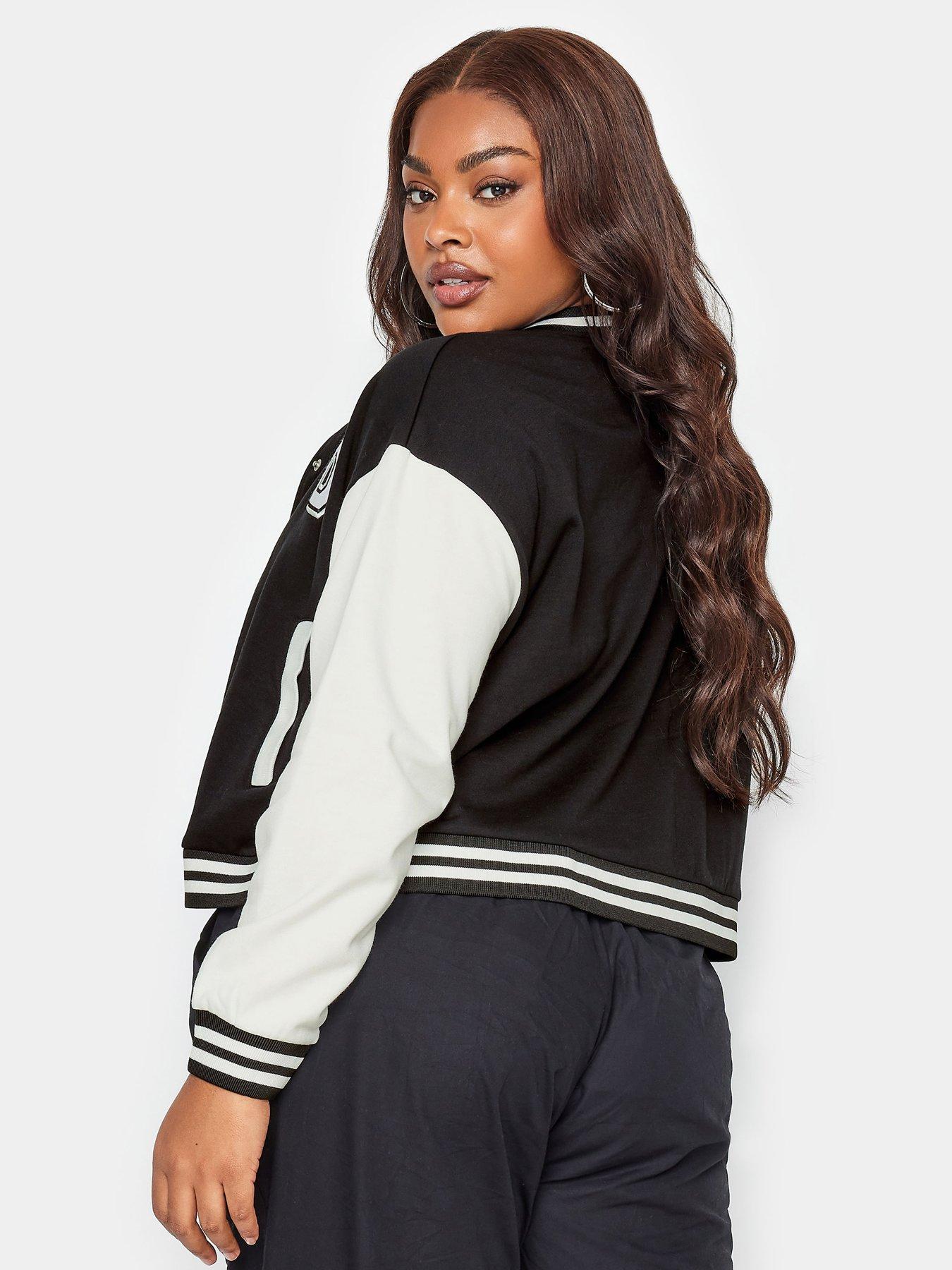 Cropped sweat clearance jacket