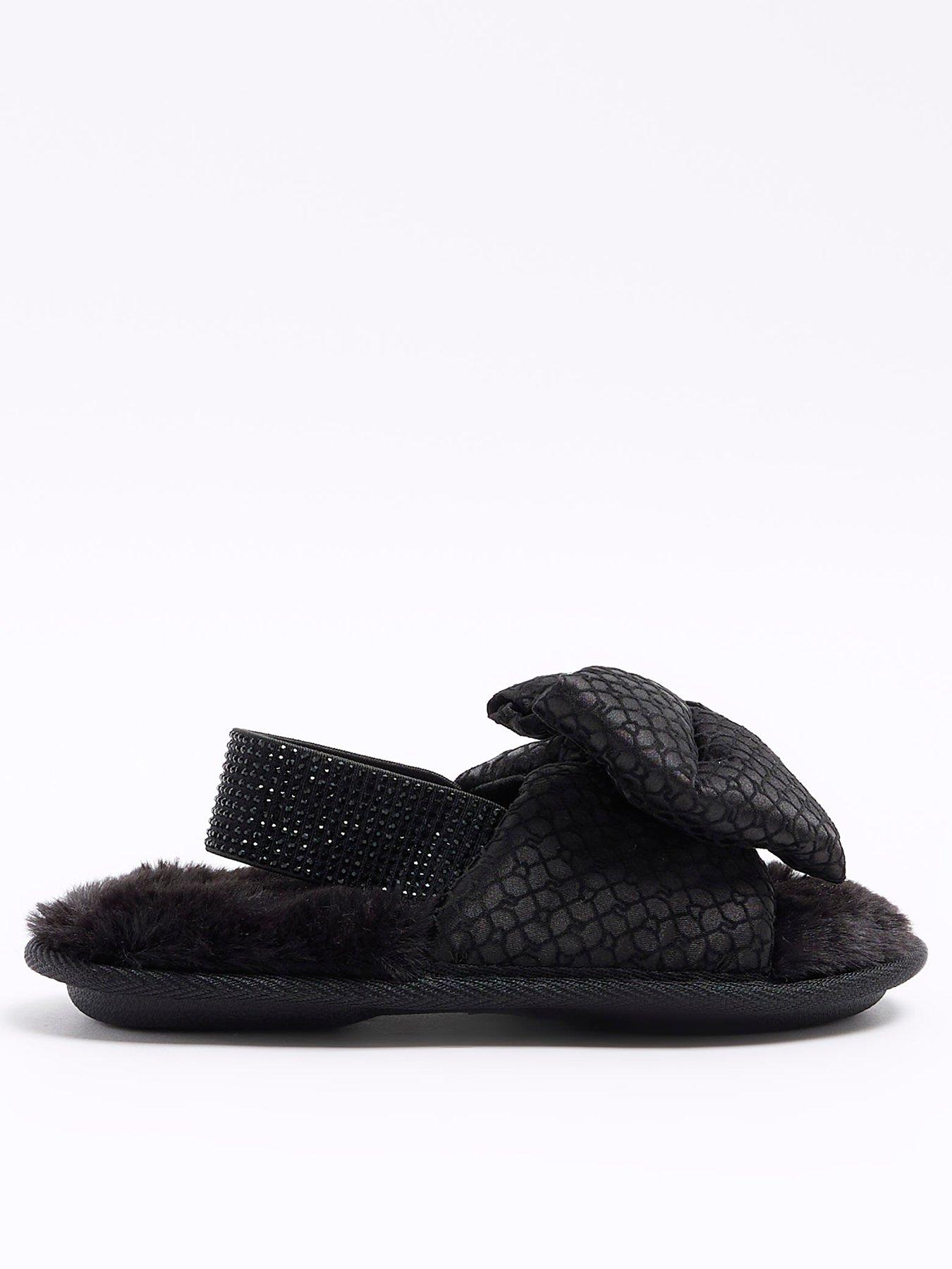 River island girls slippers hot sale