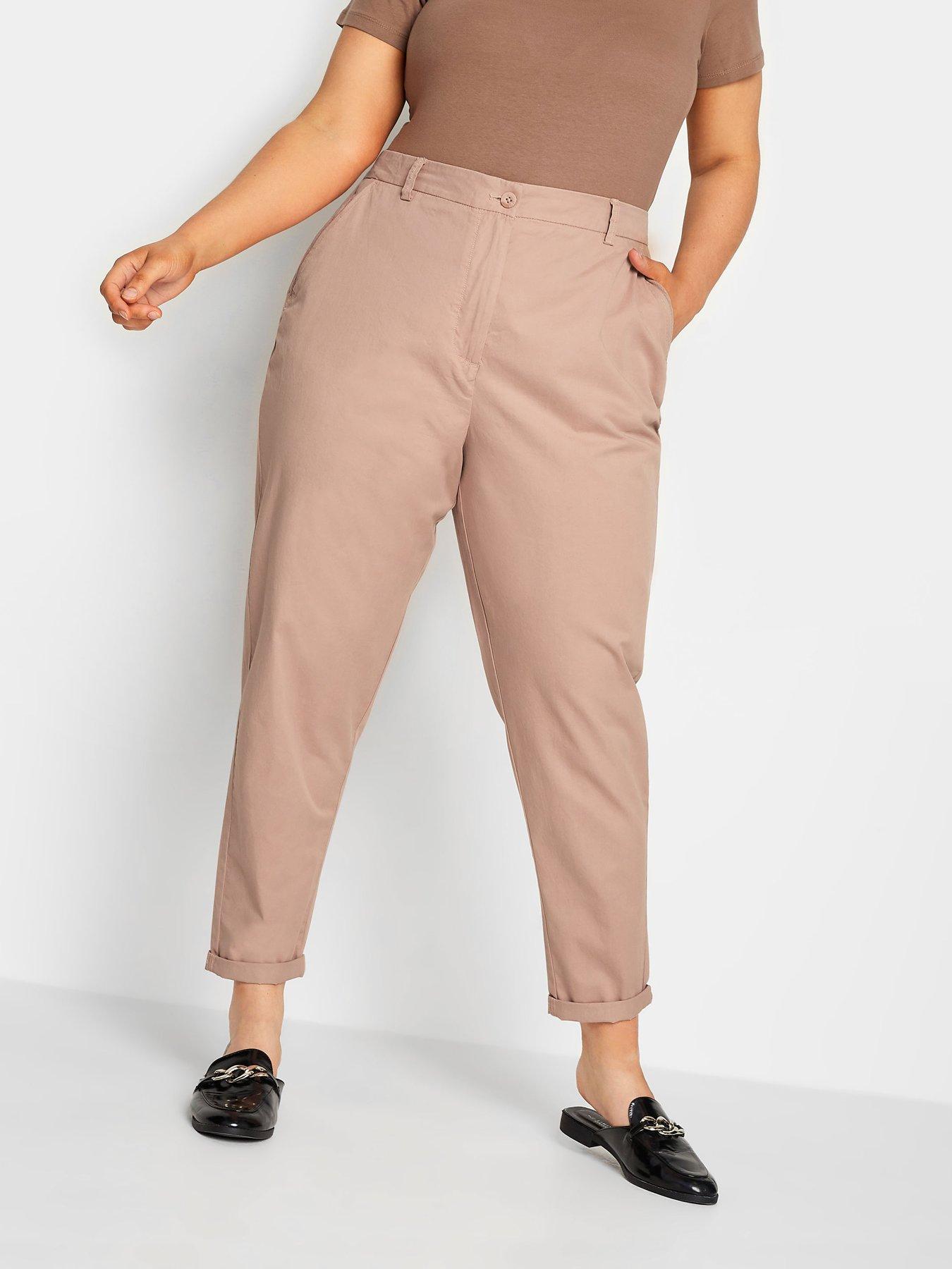 Pink chino best sale pants womens