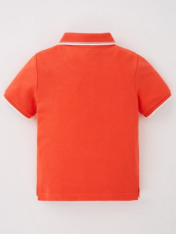 Mini V by Very Boys Short Sleeve Polo Shirt - Red | Very.co.uk