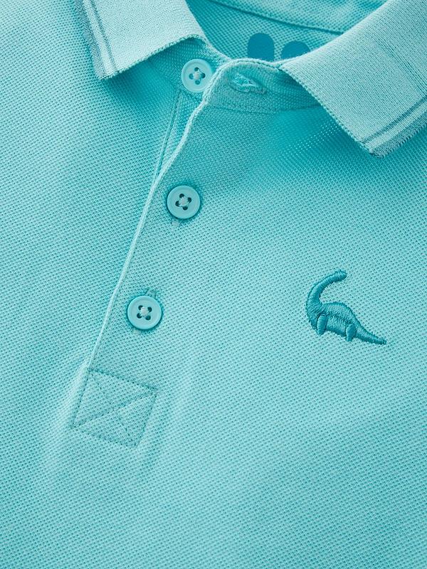 Mini V by Very Boys Short Sleeve Polo Shirt - Turquoise | Very.co.uk