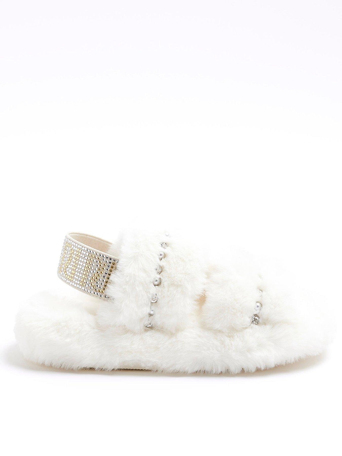 Diamante best sale slippers uk