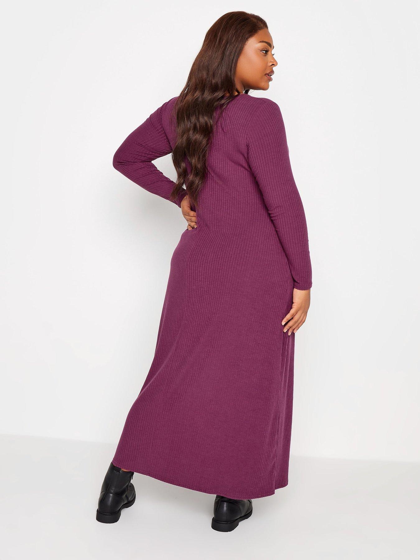 Purple swing hot sale dress