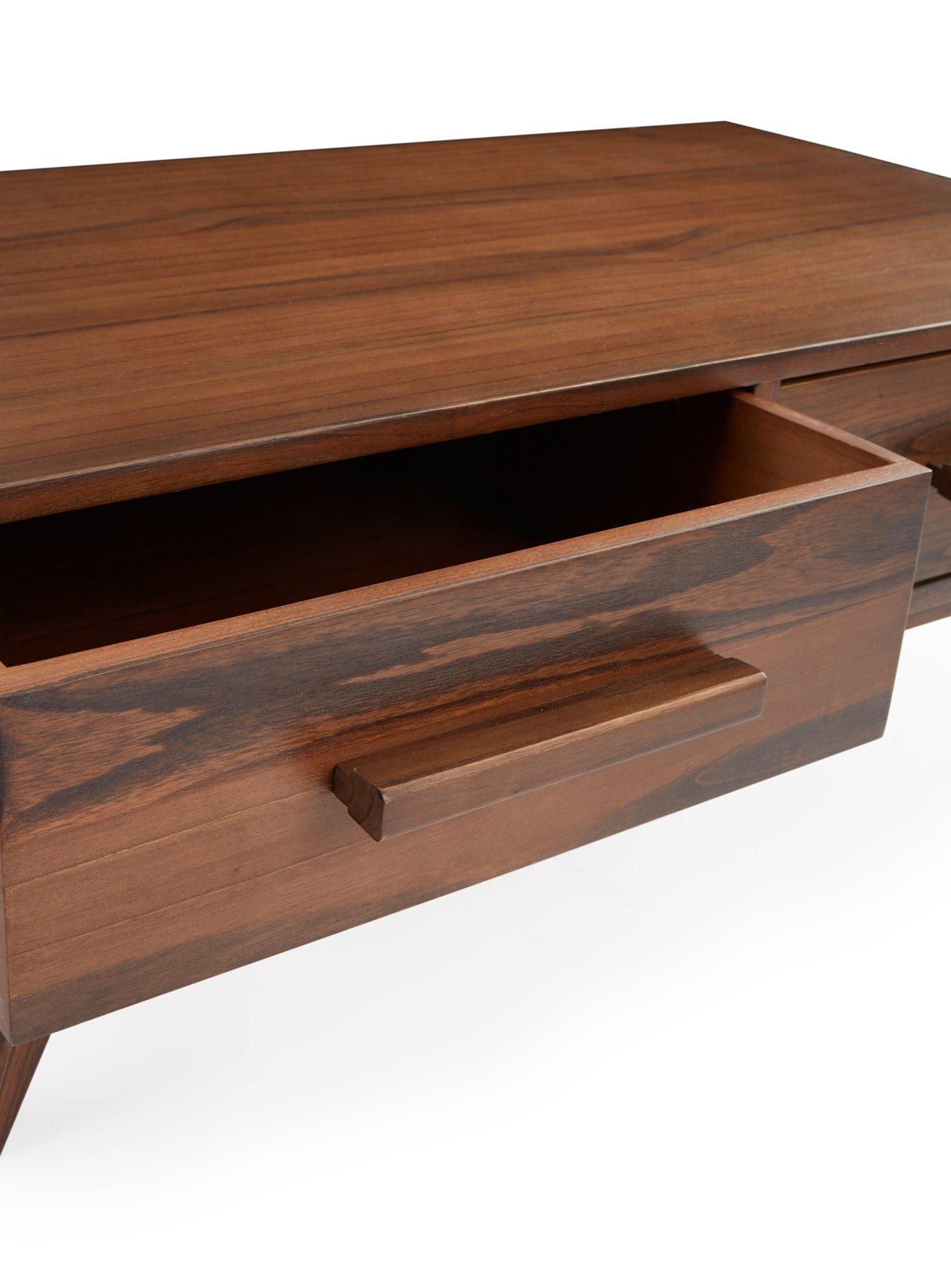 Image 6 of 6 of Very Home Misha 2 Drawer Coffee Table - Oak - contains Solid Wood