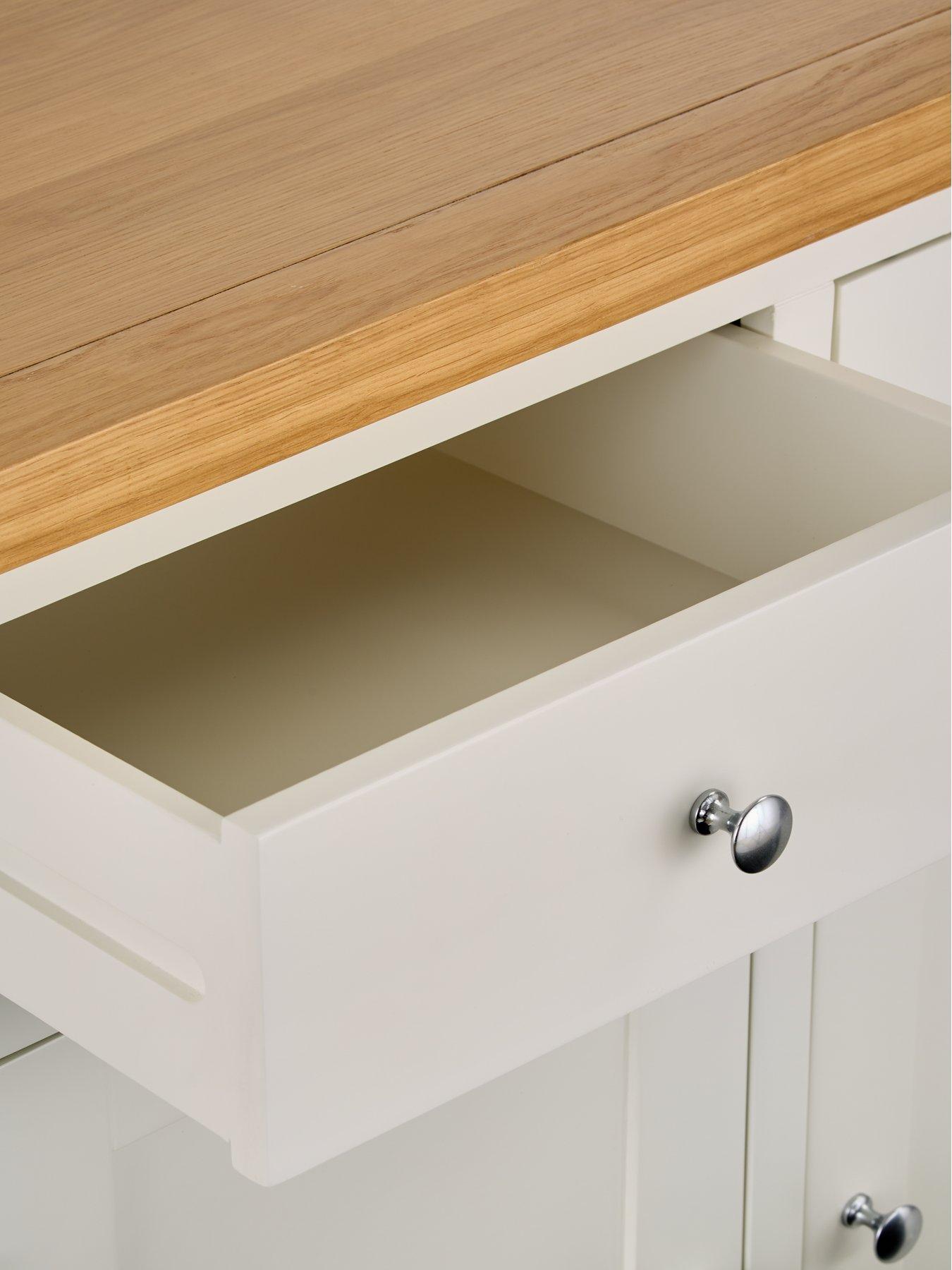Image 5 of 6 of Very Home Hamilton Ready Assembled 3 Door Sideboard - contains Solid Wood