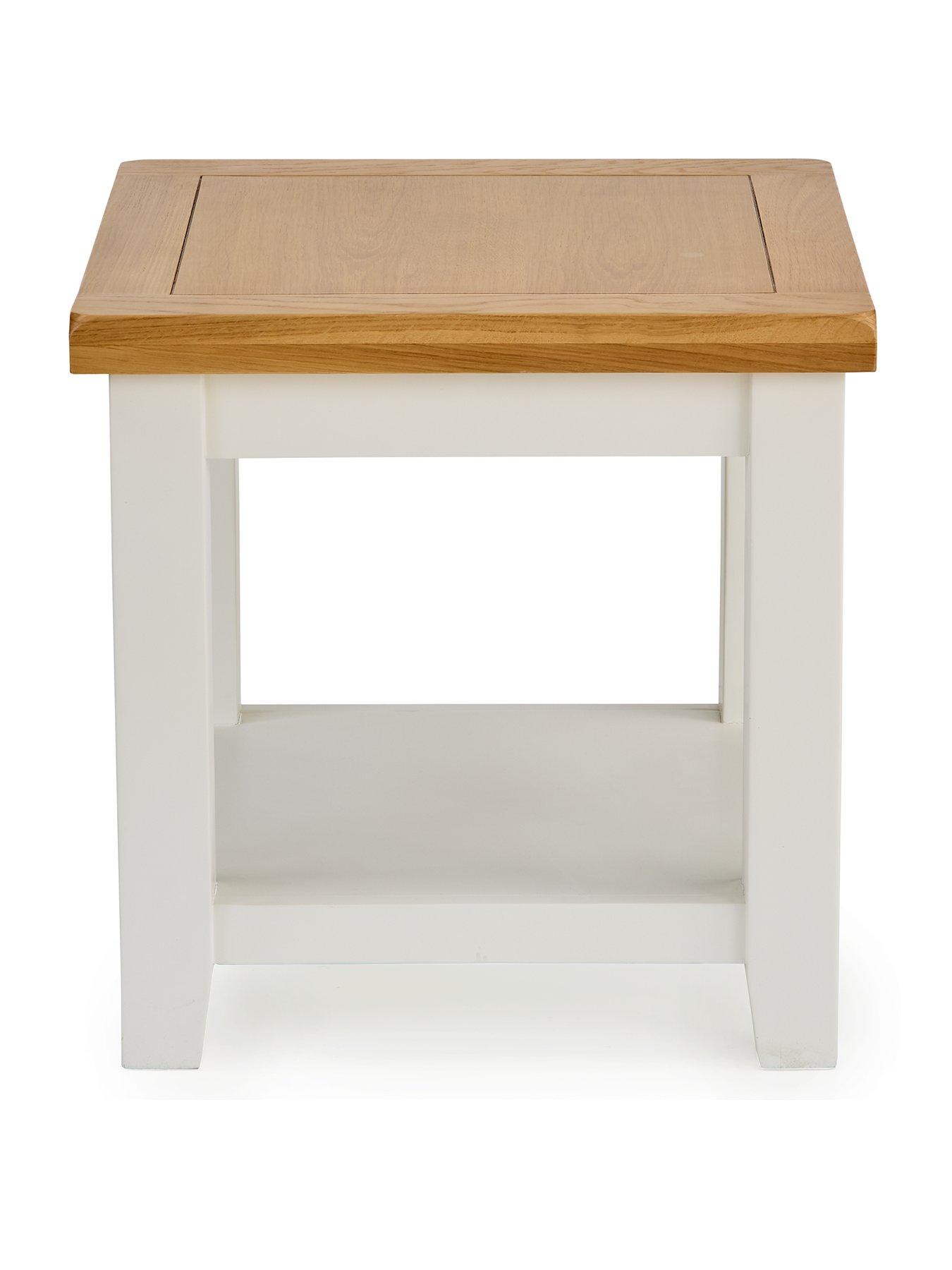 Image 3 of 6 of Very Home Hamilton Ready Assembled Lamp&nbsp;Table - contains Solid Wood