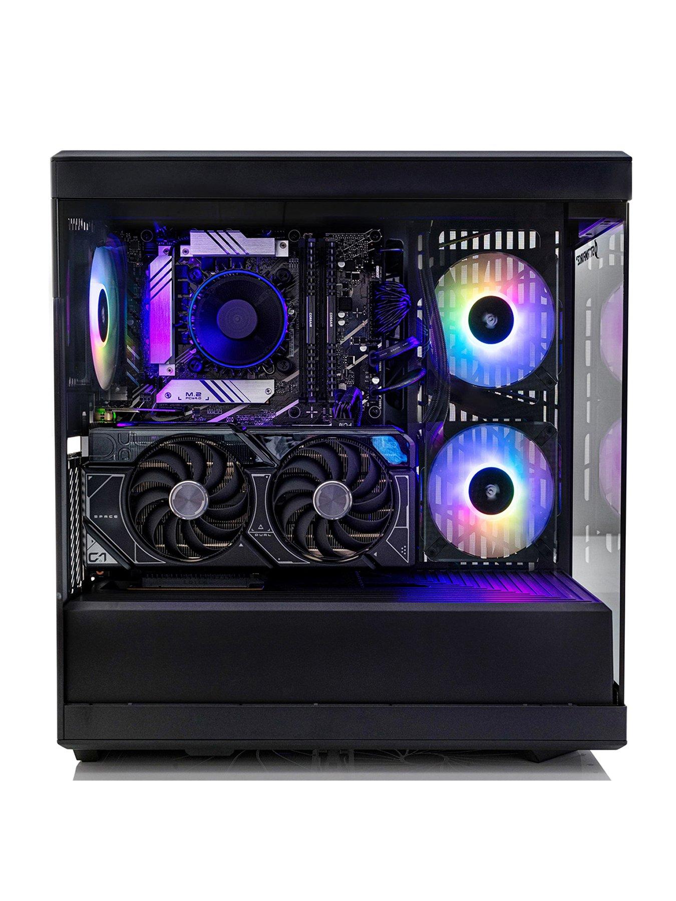 Image 2 of 7 of Stormforce Crystal Gaming Desktop -&nbsp;RTX 4070,&nbsp;Intel Core i5,&nbsp;16GB RAM, 1TB SSD