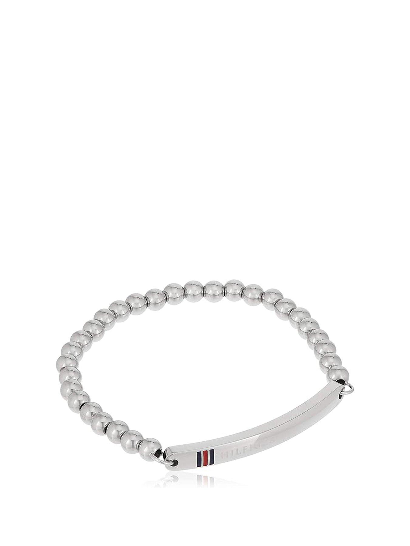 Product photograph of Tommy Hilfiger Mens Fine Core Bracelet from very.co.uk