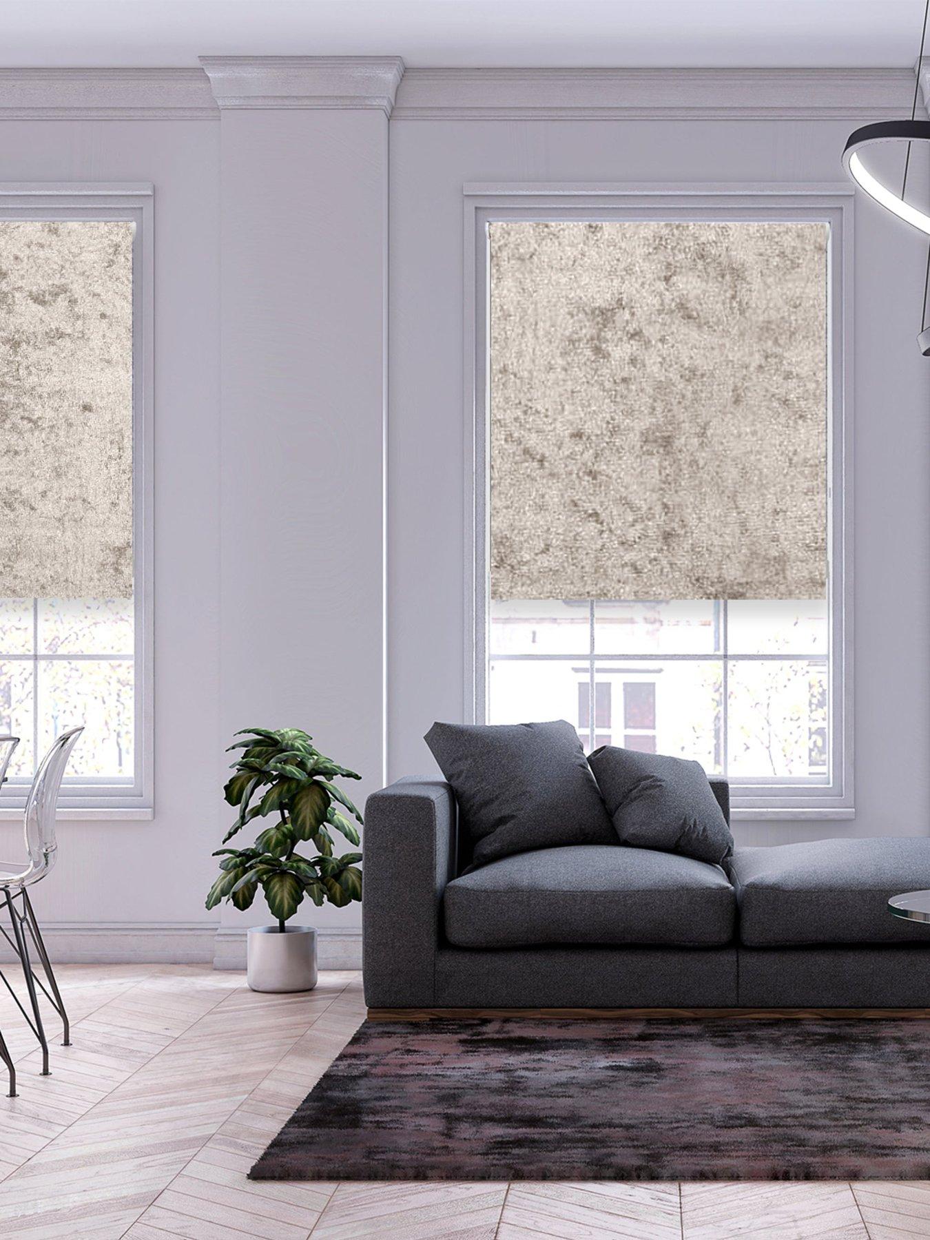 Luxe Crushed Velvet Roller Blinds