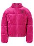  image of juicy-couture-girls-velour-padded-jacket-pink