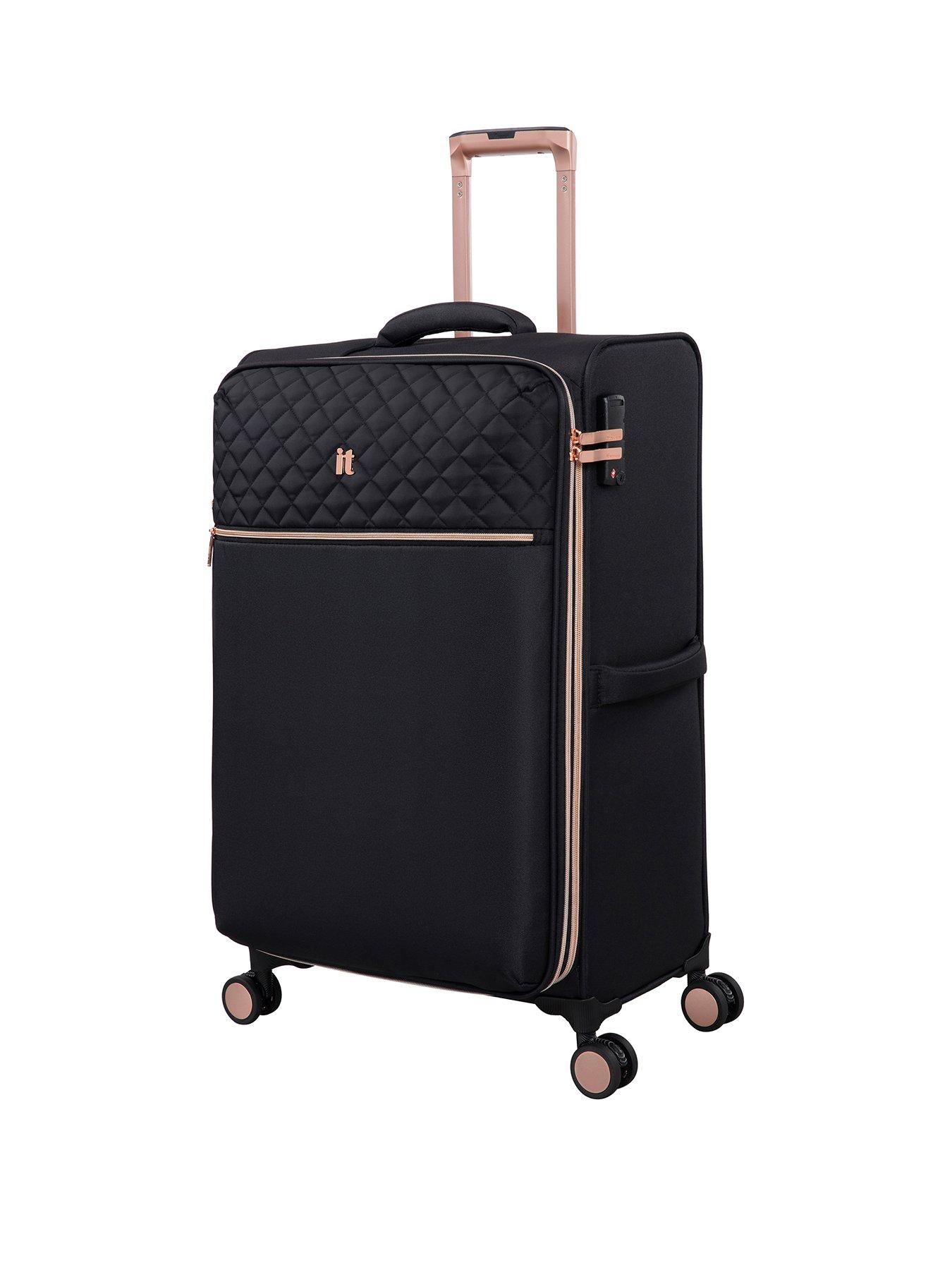 it Luggage Divinity Black Medium Suitcase with TSA Lock