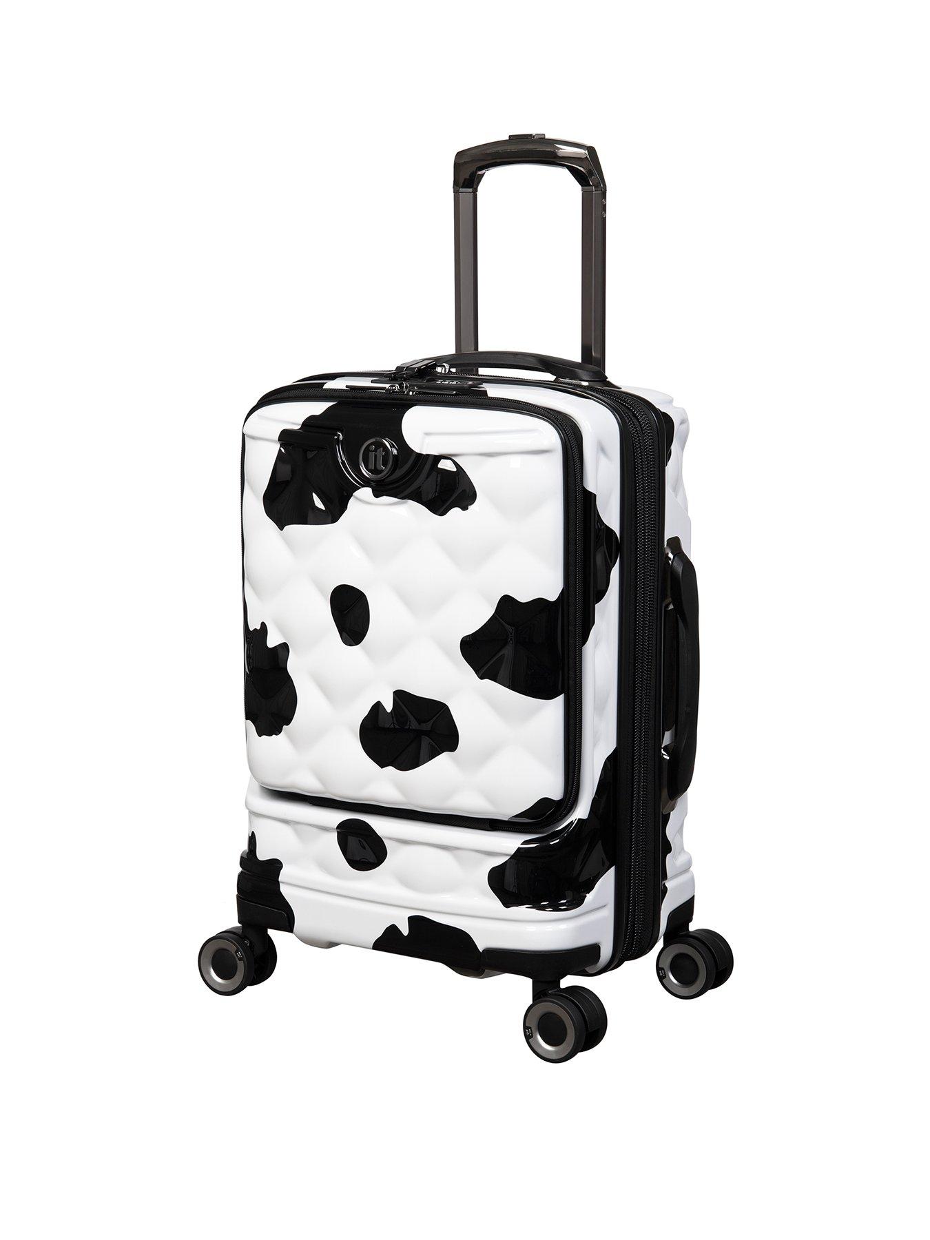 it Luggage Indulging Moo Print Cabin Case with Front Pocket | very.co.uk