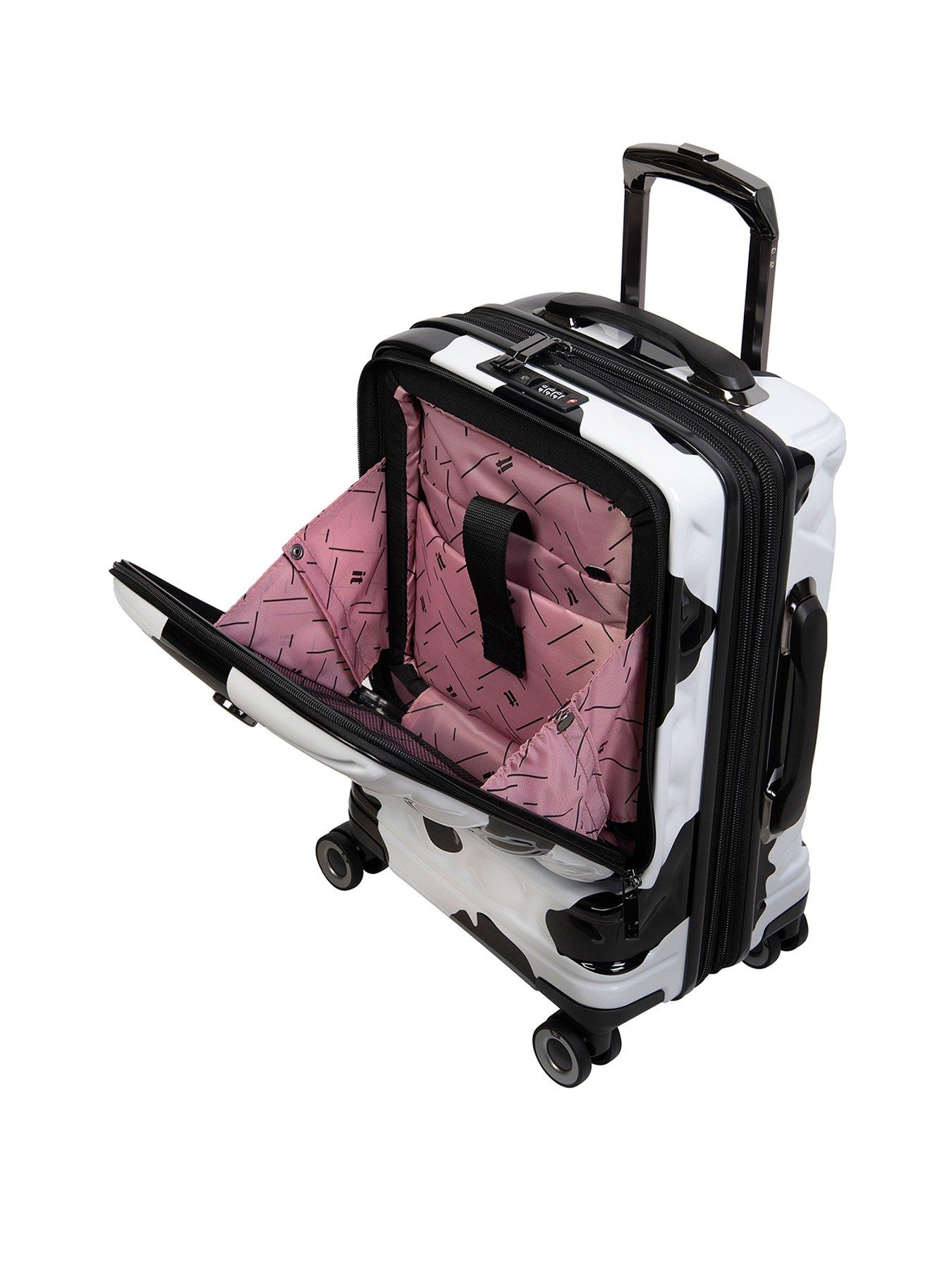 it Luggage Indulging Moo Print Cabin Case with Front Pocket | very.co.uk