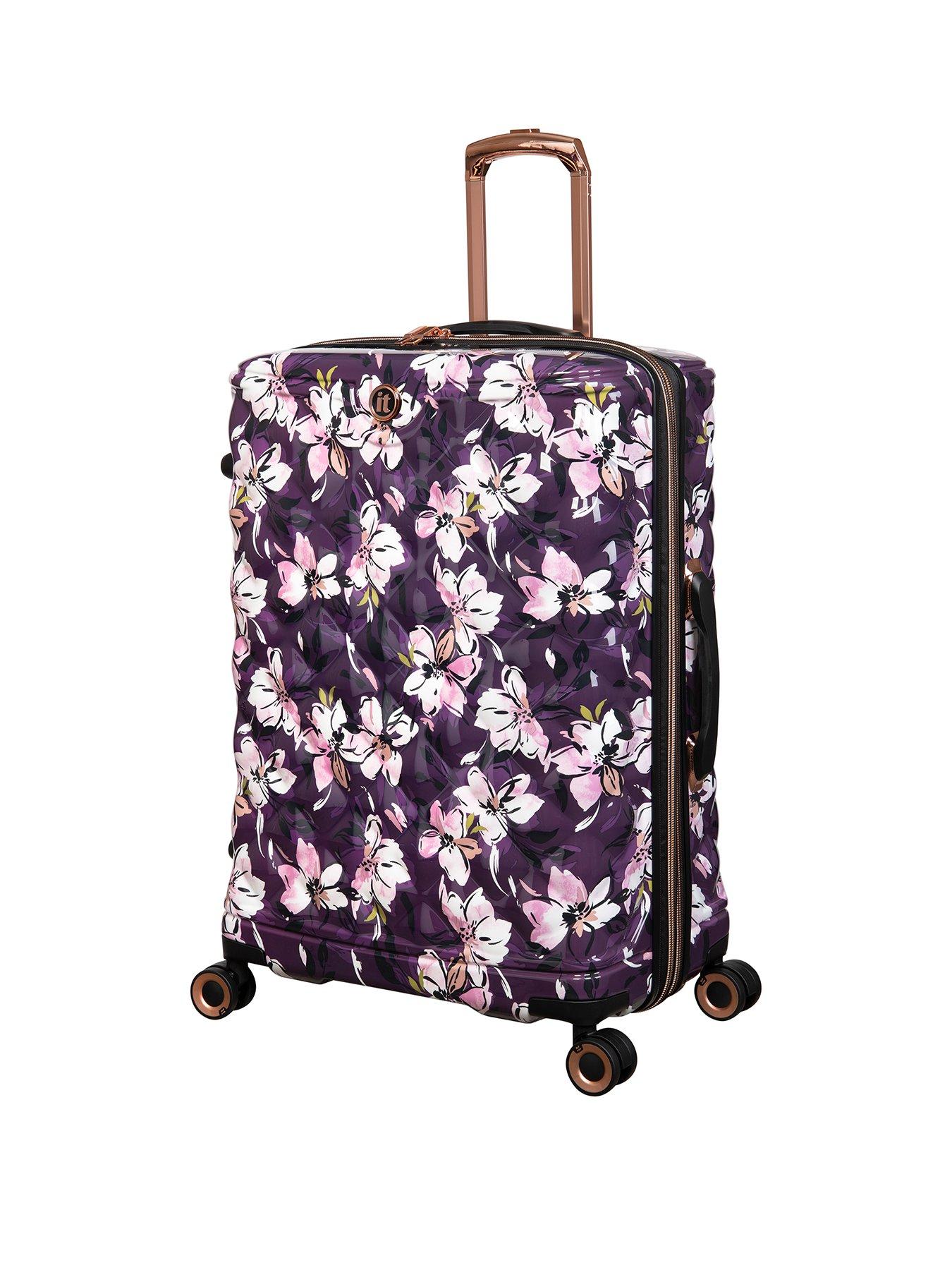 Image 1 of 7 of it Luggage Indulging Purple Berry Medium Suitcase