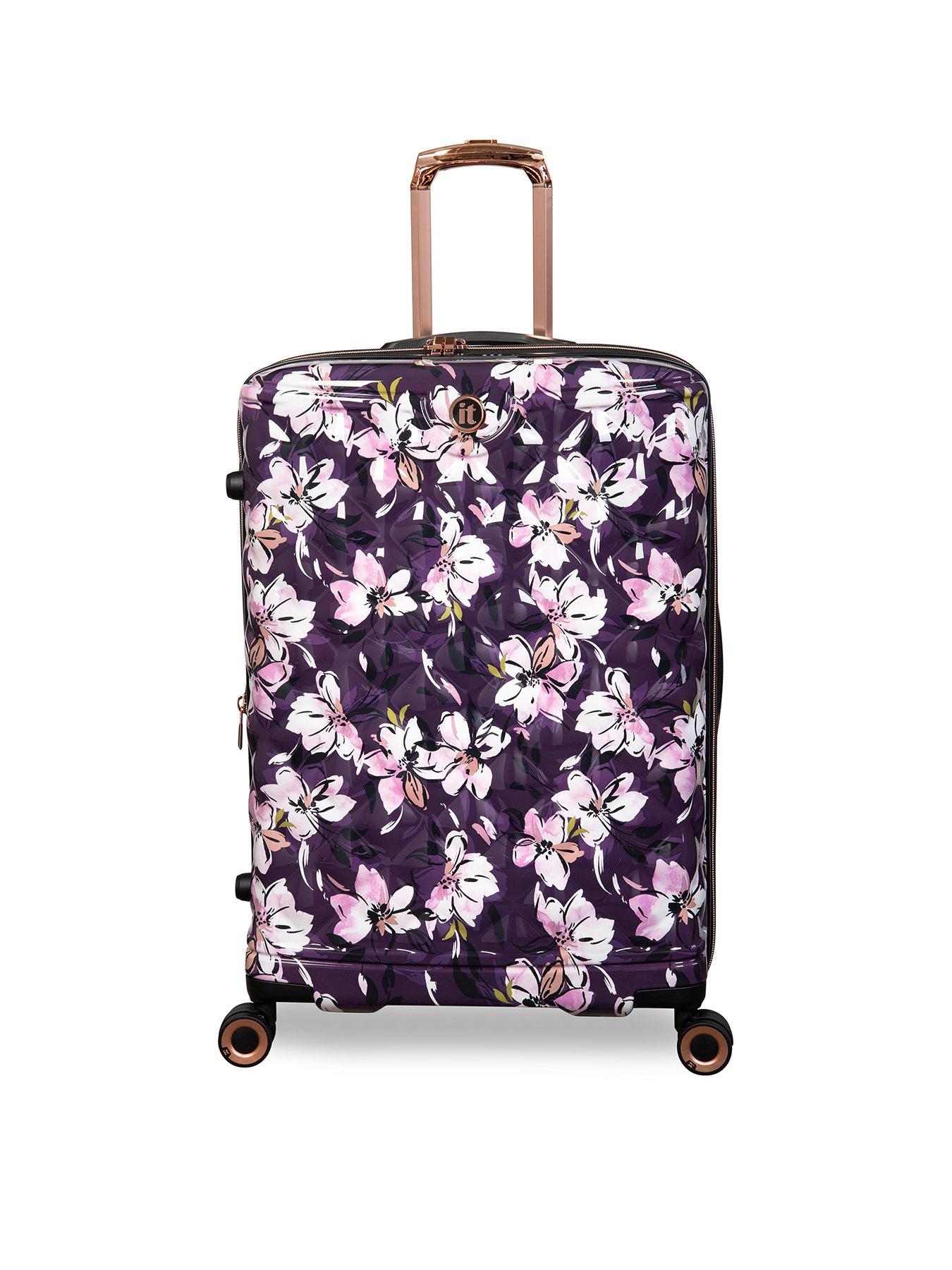 Image 2 of 7 of it Luggage Indulging Purple Berry Medium Suitcase