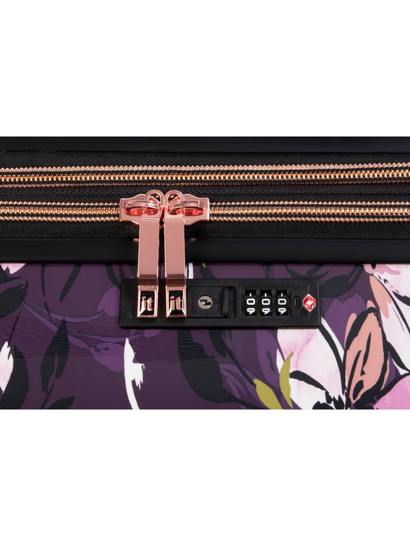 Image 4 of 7 of it Luggage Indulging Purple Berry Medium Suitcase