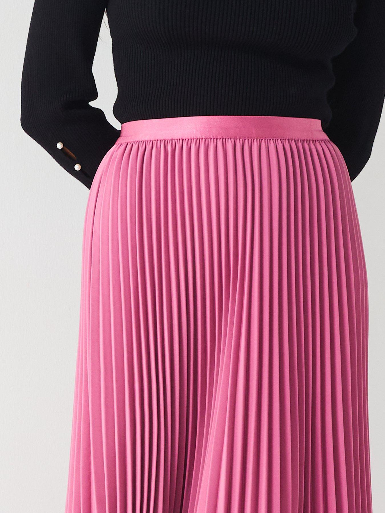 Pleated midi skirt very best sale