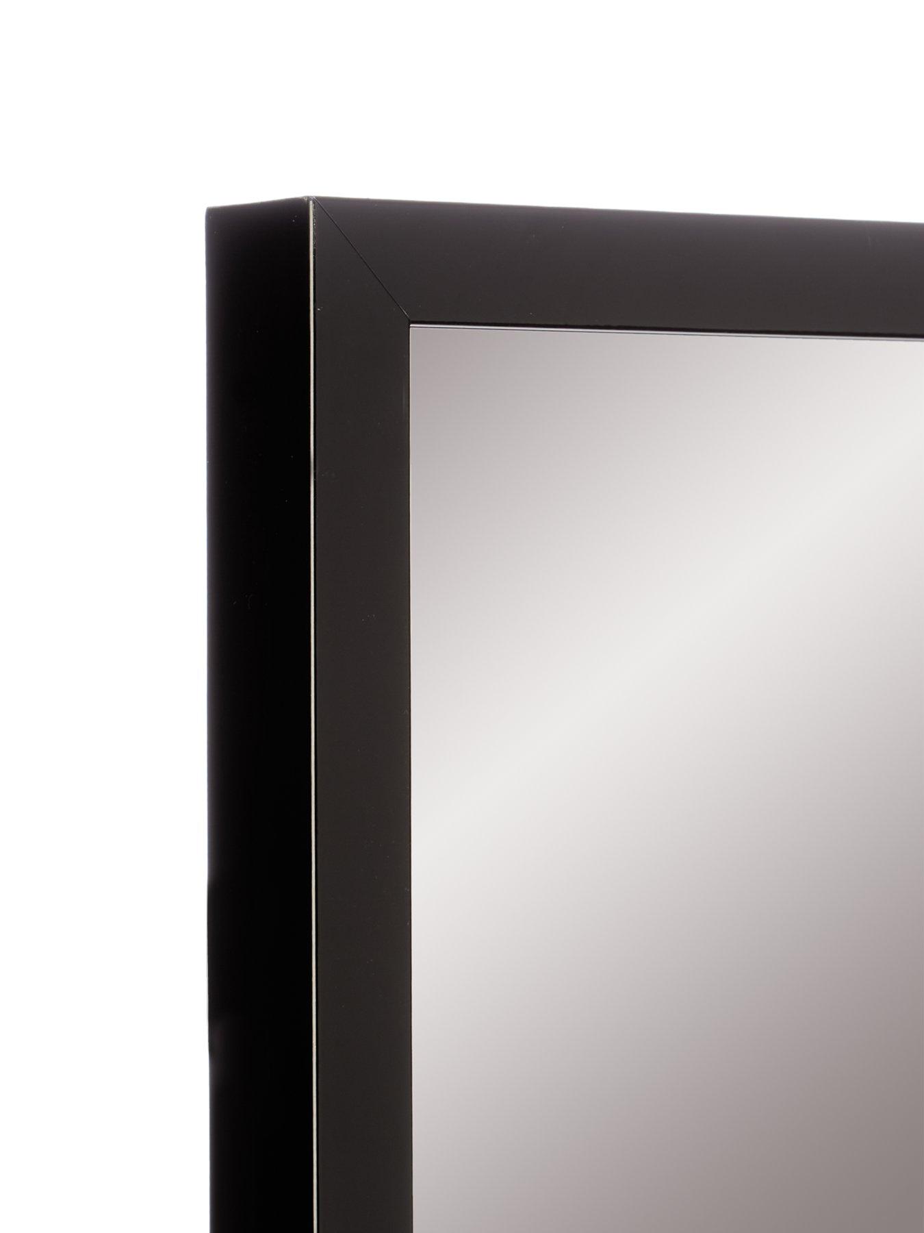 Image 4 of 4 of Everyday Tall Rectangular Mirror - Black 125x33cm