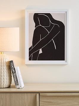 Product photograph of Very Home Female Form Framed Art Print Ndash 40 X 50 Cm from very.co.uk