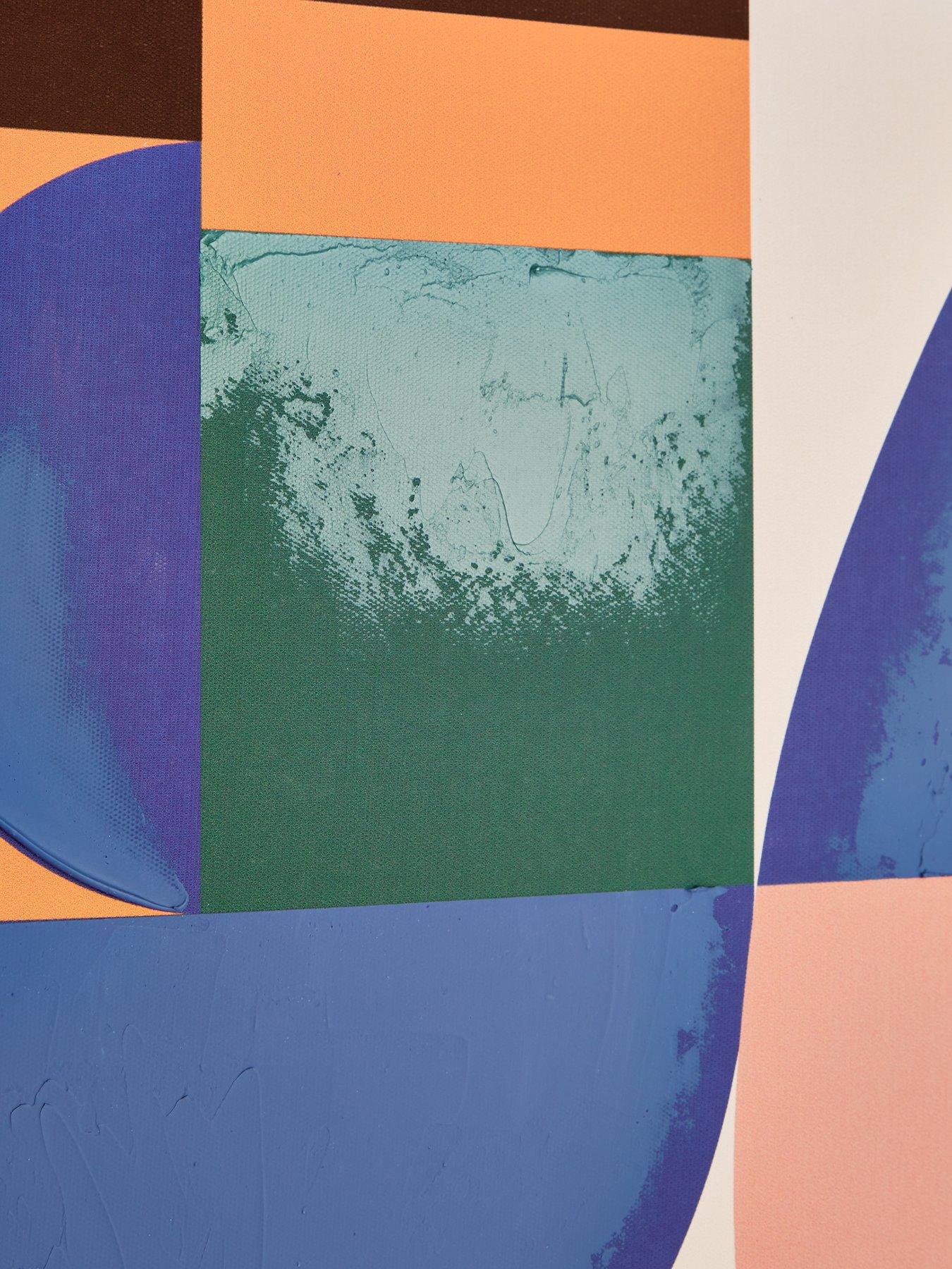 Image 5 of 6 of Very Home Multi Abstract Framed Printed Canvas with Hand Paint 60x80cm