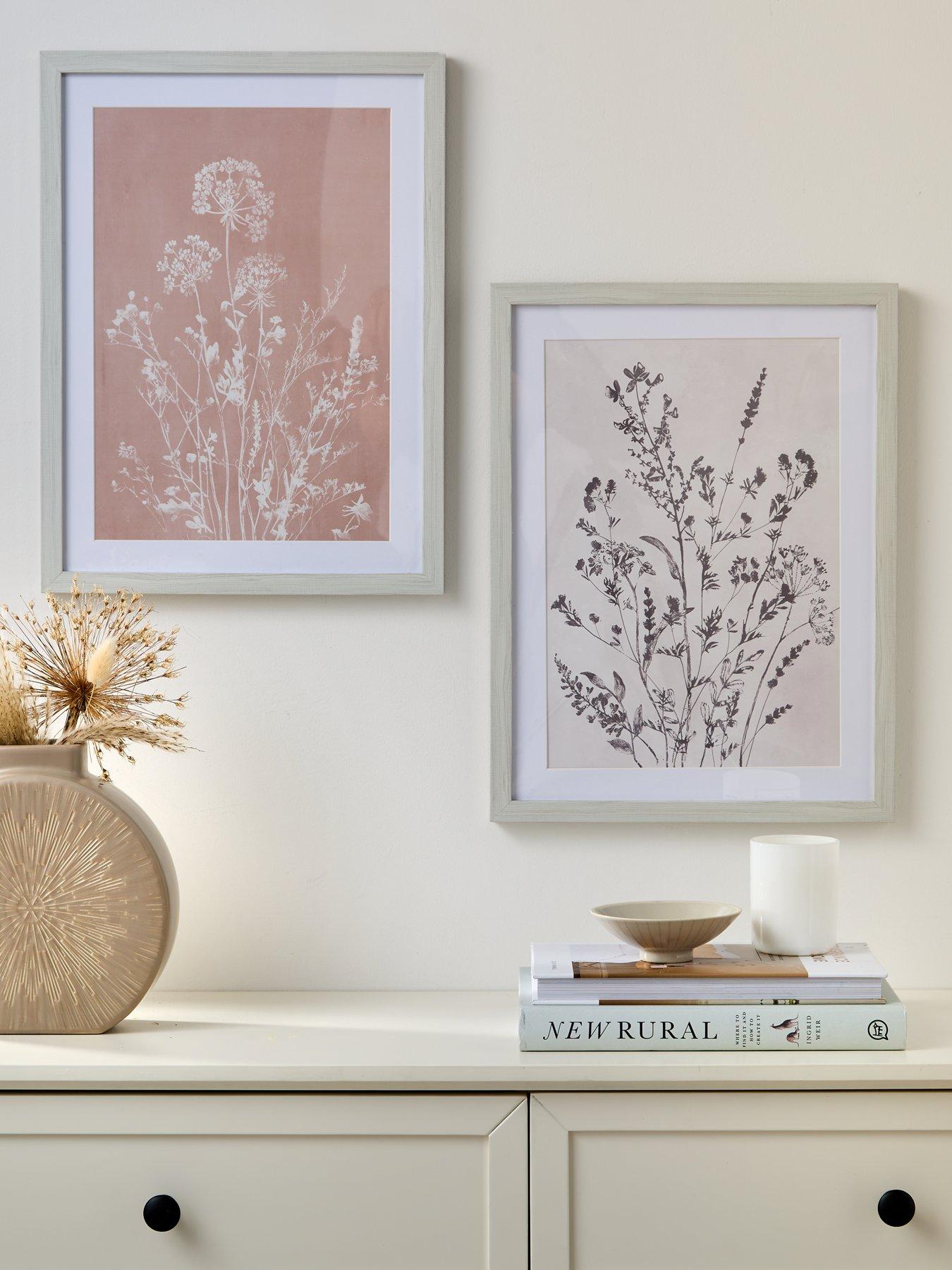 undefined Botanical Set of 2 Framed Prints 30x40cm