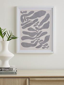 Product photograph of Very Home Abstract Squiggle Framed Art Print from very.co.uk