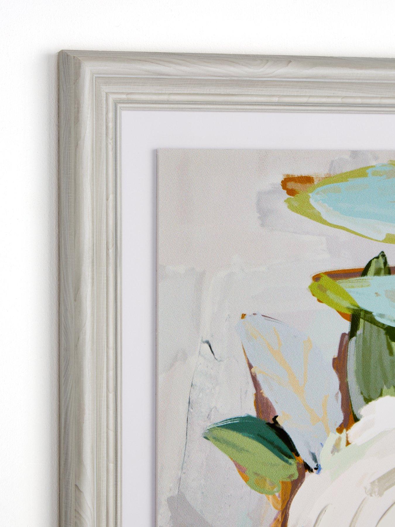 Image 4 of 6 of The Very Collection White Flower Framed Print 50x70cm