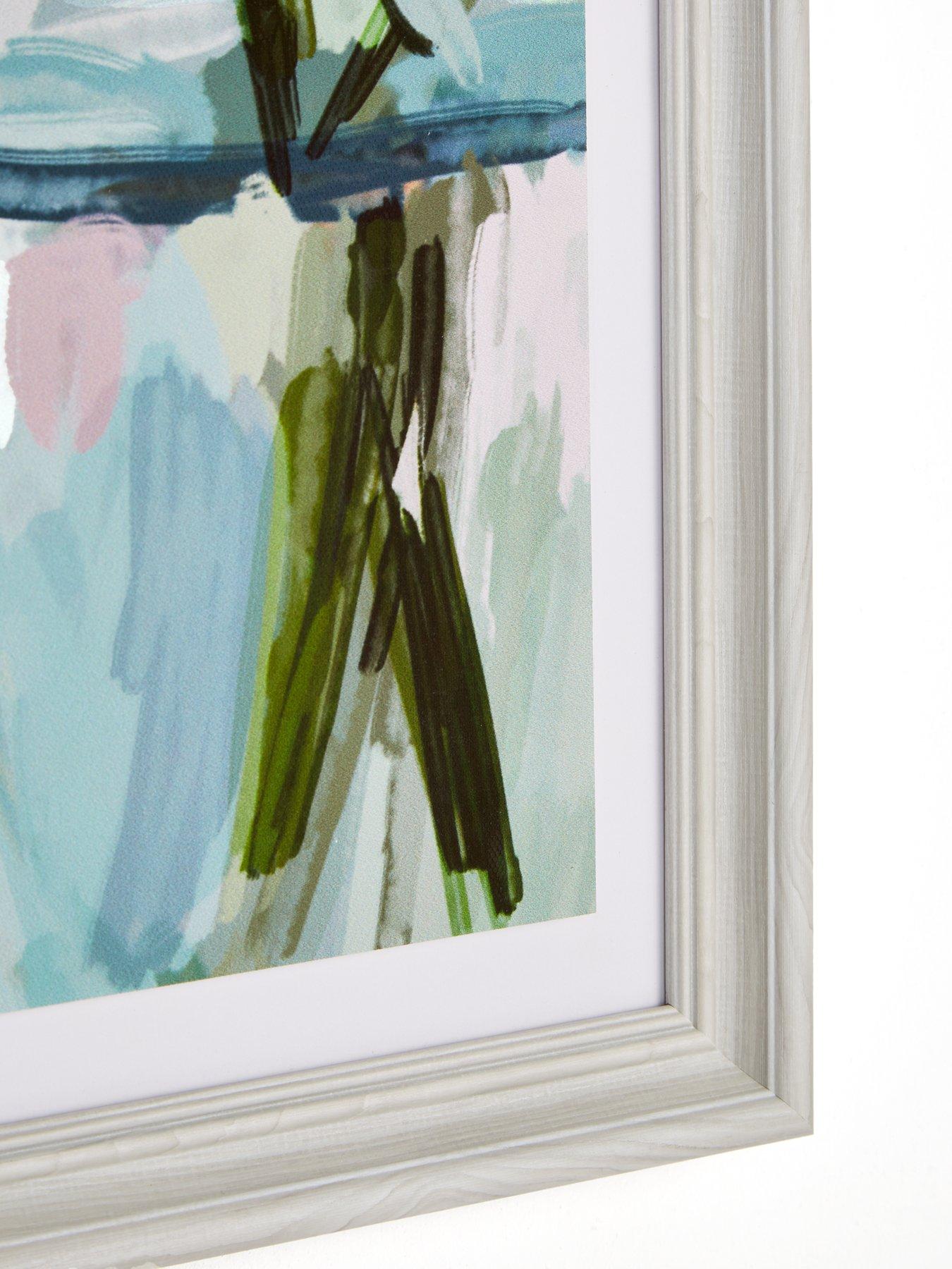 Image 6 of 6 of The Very Collection White Flower Framed Print 50x70cm