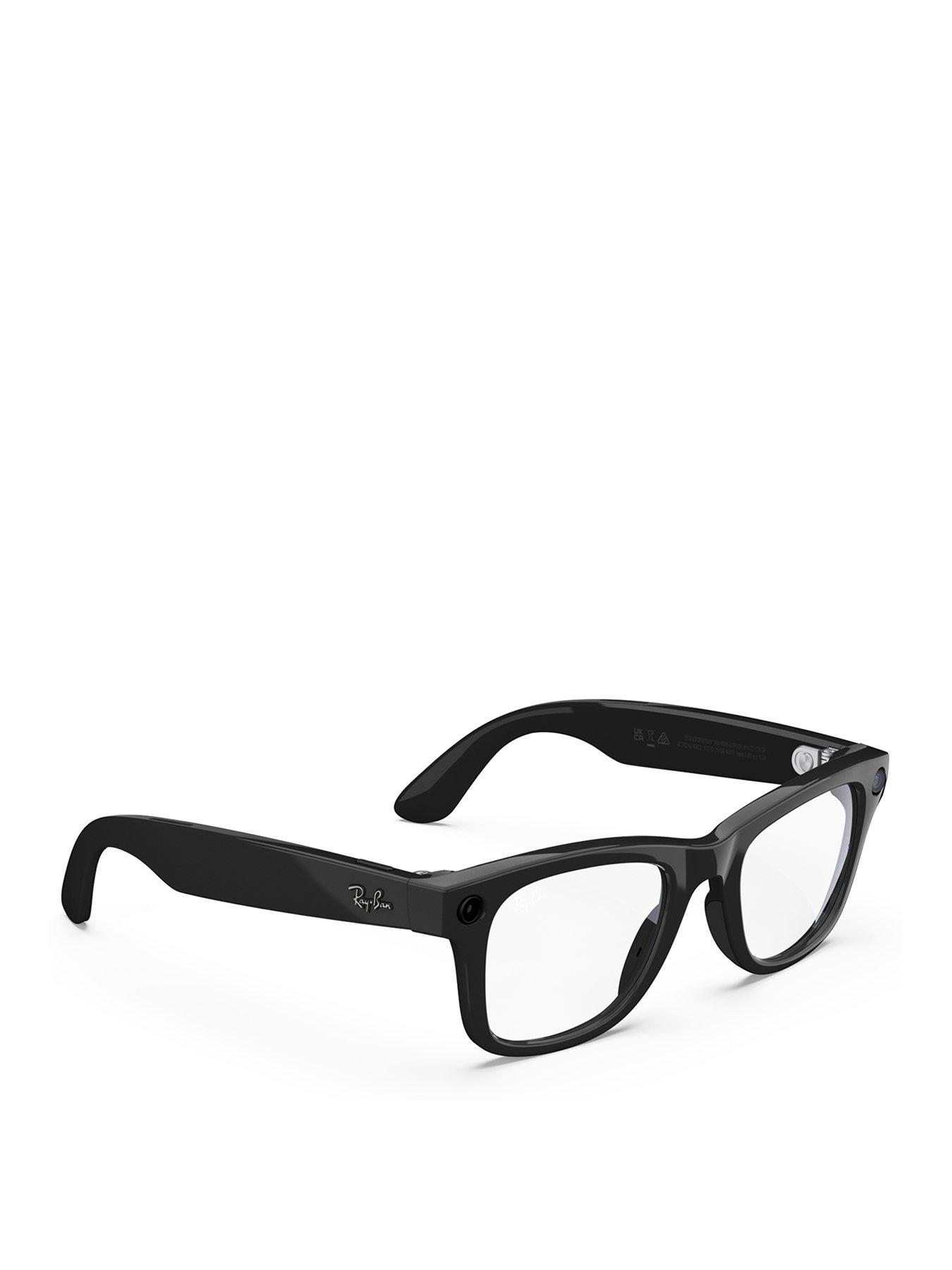 Image 2 of 8 of Ray-Ban Meta Wayfarer Glasses - Shiny Black, Clear