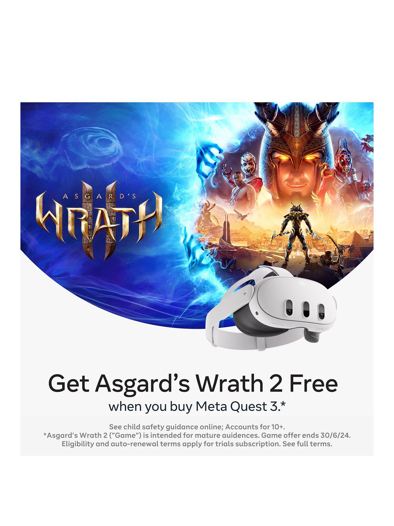  Meta Quest 3 512GB— Breakthrough Mixed Reality — Powerful  Performance — Asgard's Wrath 2 and Meta Quest+ Bundle : Everything Else