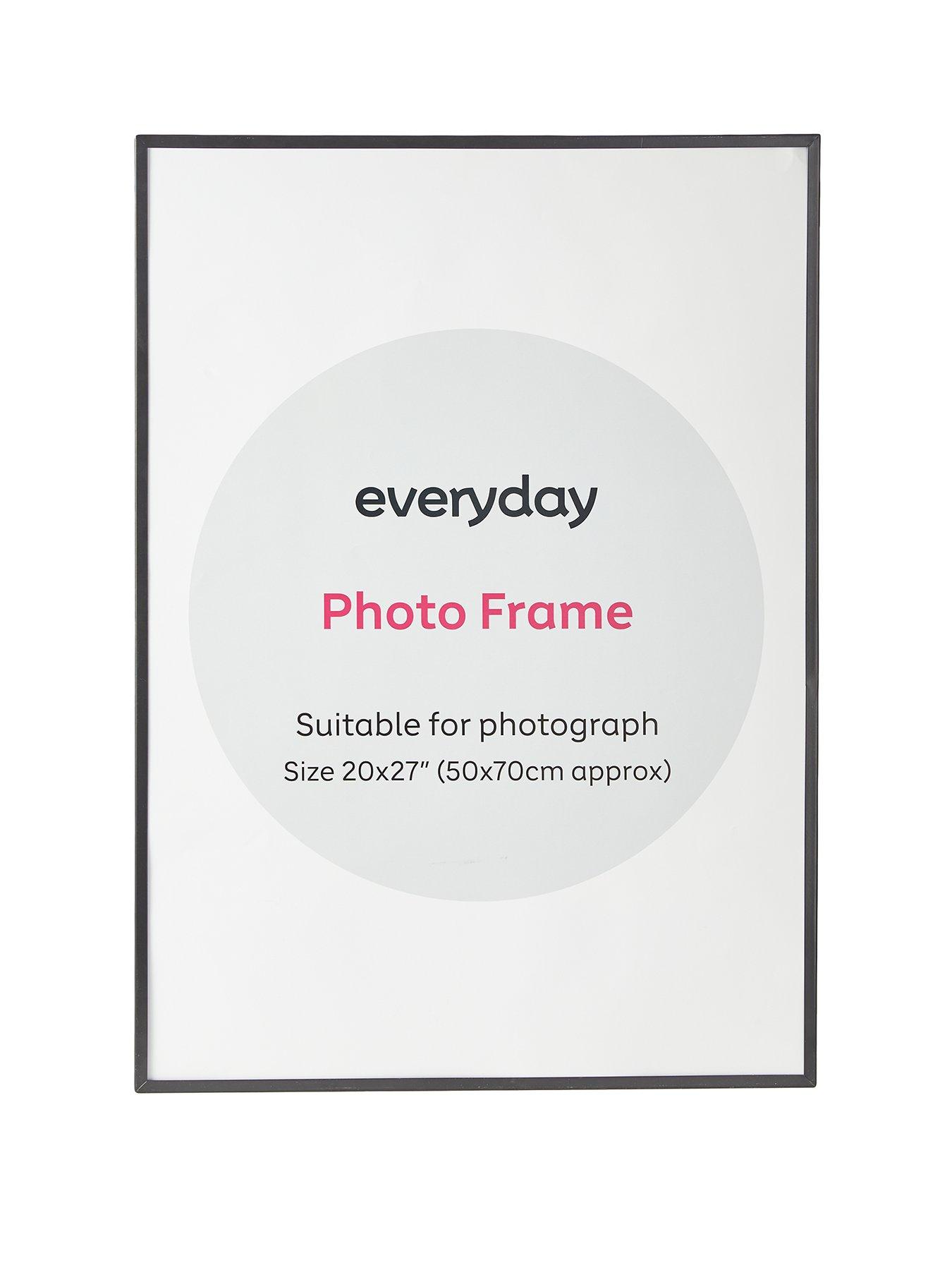 Product photograph of Everyday Black Metal Photo Frame 5x7inch from very.co.uk