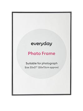 Product photograph of Everyday Photo Frame In Black - 50 X 70 Cm Approx from very.co.uk