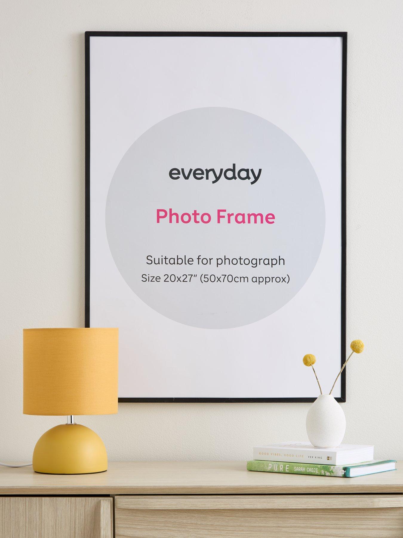Everyday Photo Frame in Black 50 x 70 cm approx. very.co.uk