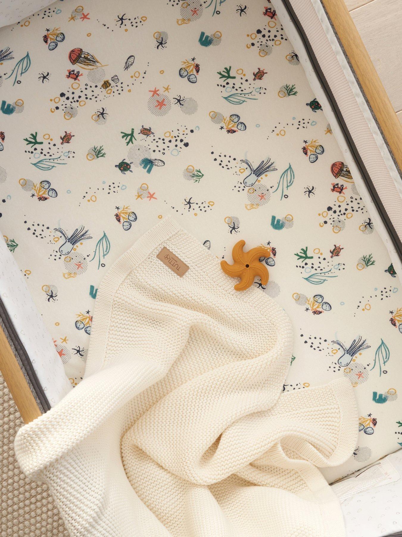 Tutti Bambini Bedside Crib Fitted Sheets 2pk Our Multi