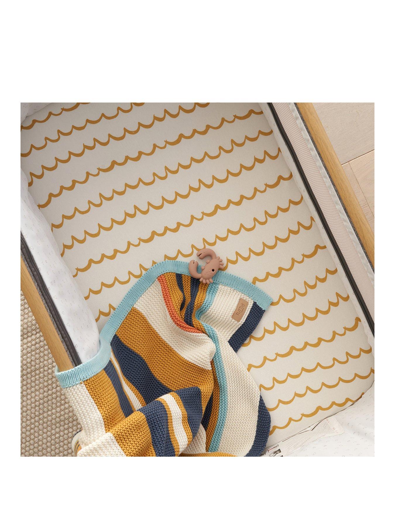 Image 3 of 7 of Tutti Bambini Bedside Crib Fitted Sheets 2pk - Our Planet - Multi