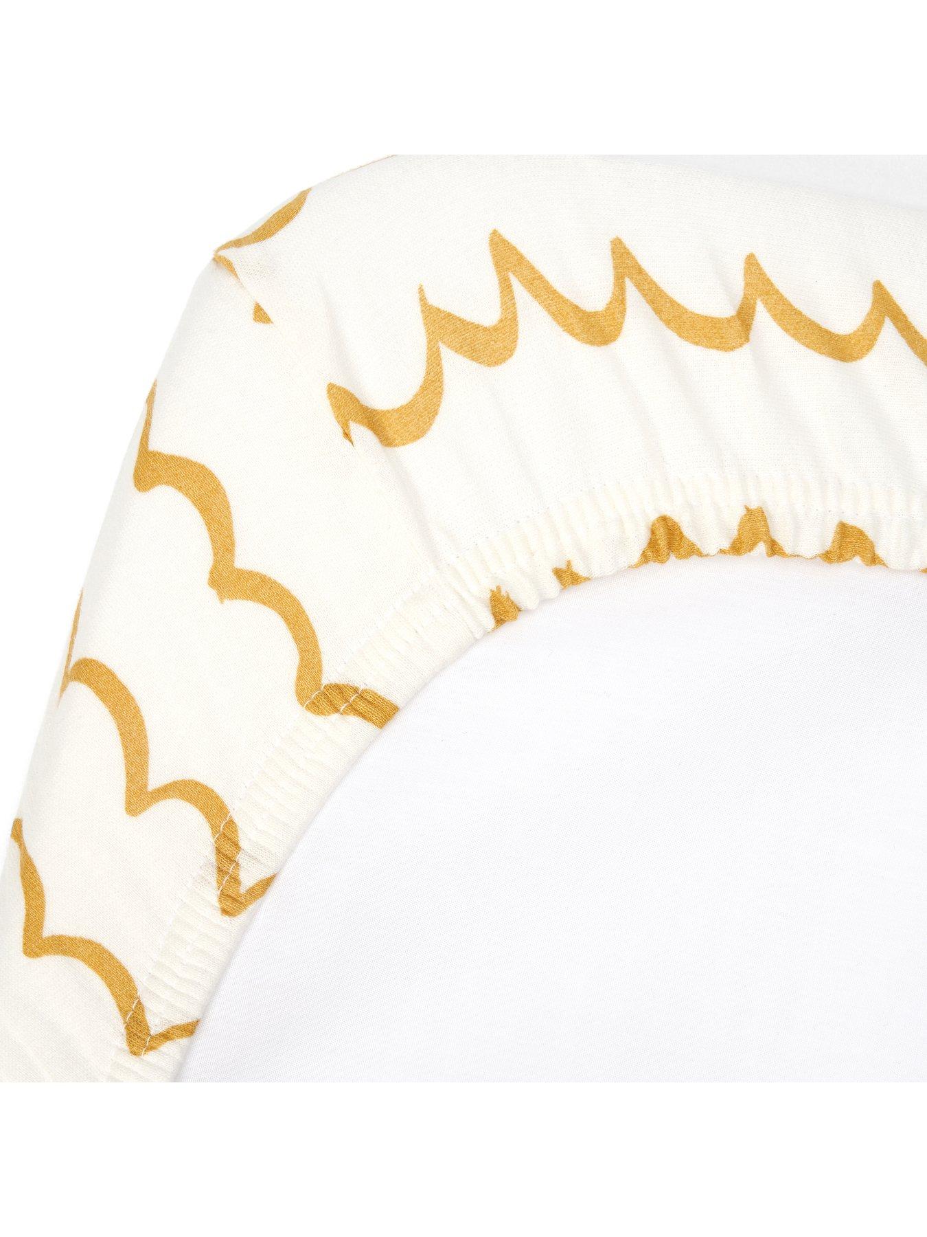 Image 5 of 7 of Tutti Bambini Bedside Crib Fitted Sheets 2pk - Our Planet - Multi